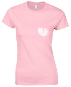 broken heart light pink T Shirt.jpg