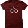 Scar & Glasses Harry potter red colour T shirt