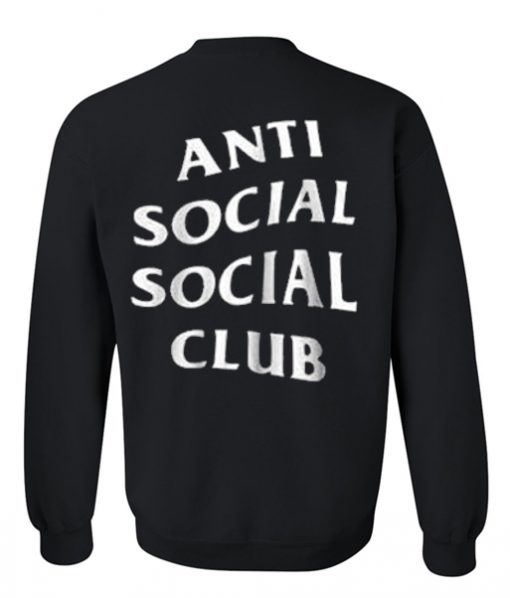 anti social social club black color Sweatshirt