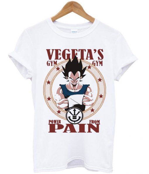 vegeta gym power from pain T Shirt