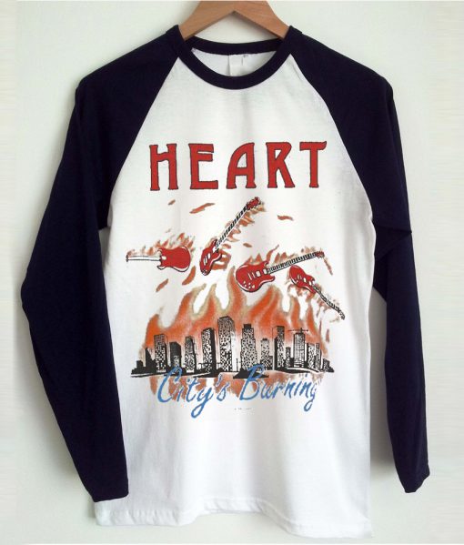Heart Vintage Baseball T-shirt