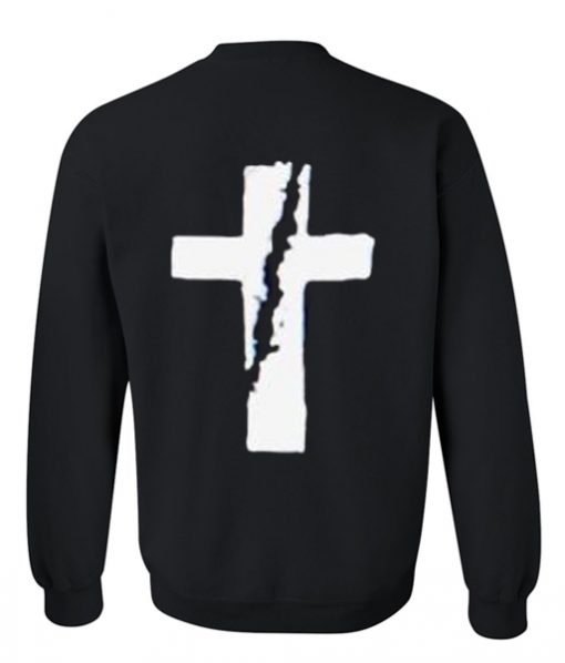 Jesus Symbol Sweatshirt Back
