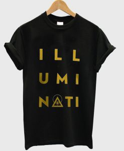 Illuminati font tshirt
