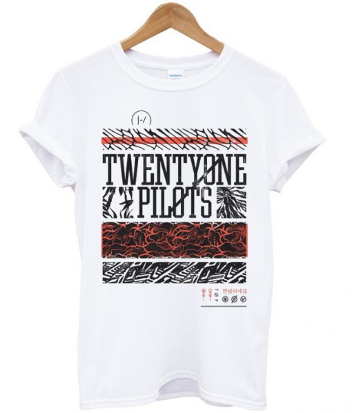 Twenty One Pilots Athletic Stack T Shirt