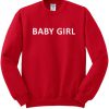 Baby Girl Font Sweatshirt