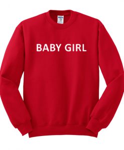 Baby Girl Font Sweatshirt