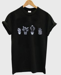 Black Cactus Print T-shirt.jpg