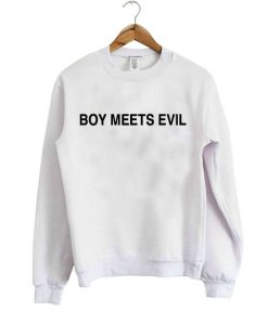 Boy meets evil sweatshirt