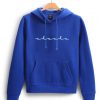 Chacha The Wave Blue Hoodie