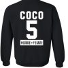 Coco 5 Homme Femme Sweatshirt
