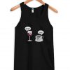 Coffee vs Wine funny tanktop