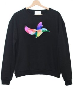 Colorful Bird Art Sweatshirt