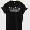 Daycare teacher T-shirt