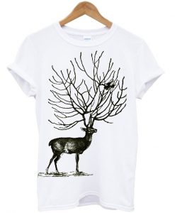 Deer and Bird Men's t-shirt