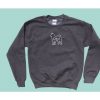 Dog Crewneck Outline Sweatshirt