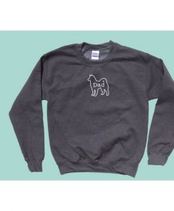 Dog Crewneck Outline Sweatshirt