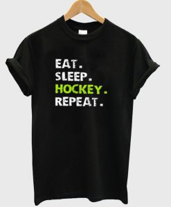 Eat Sleep Hockey Repeat T-shirt