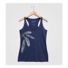 Feather print tanktop