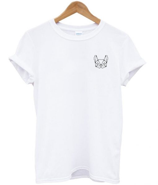 Frenchie geometrie t-shirt