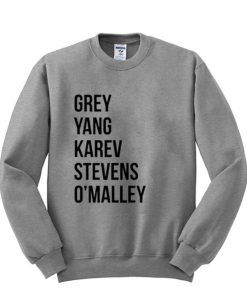 Grey Yang Karev Stevens O'malley Sweatshirt