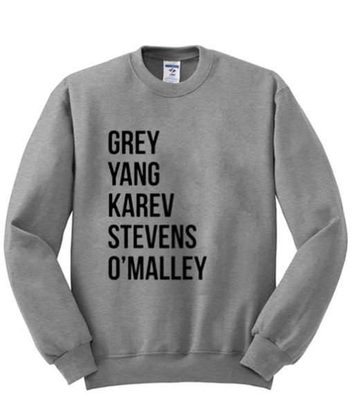 Grey Yang Karev Stevens O'malley Sweatshirt