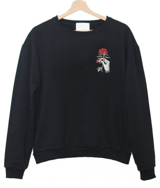 Hand and Rose Sweatshirt