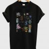 Haunted Mansion Doodle Halloween T-shirt