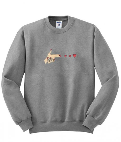 Heart Hand Sweatshirt