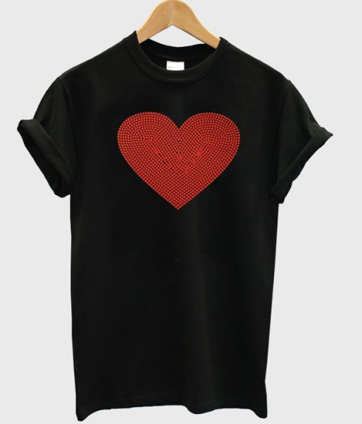 Heart bling t-shirt
