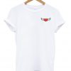 Heart with wings t-shirt