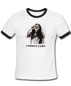 I Donut Care ringer t shirt