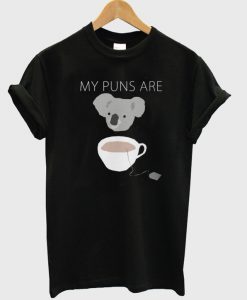 Koala Tea Puns T-shirt