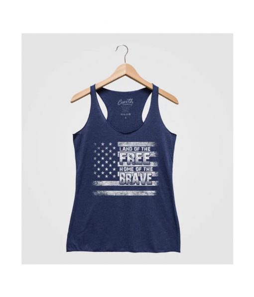 Land of the Free Home of the Brave Tank Top