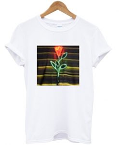 Louis Tomlinson neon rose t-shirt