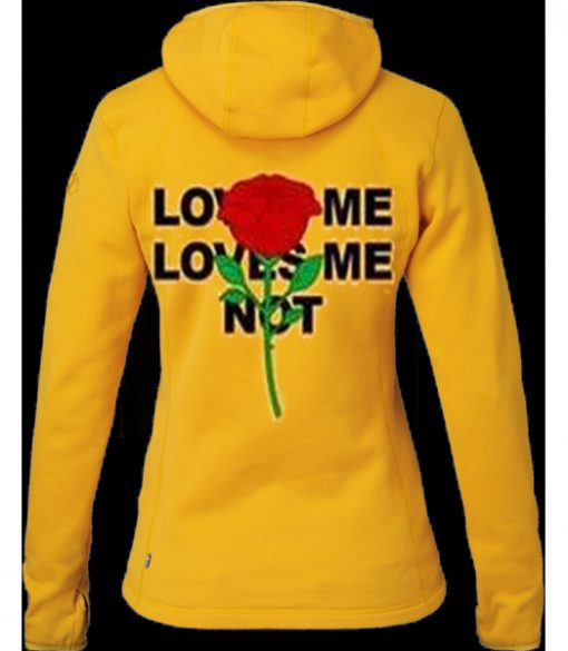 Loves Me Loves Me Not hoodie Back