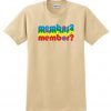 Member t-shirt