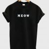 Meow Font T-shirt