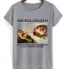 Michelangelo Grey T Shirt