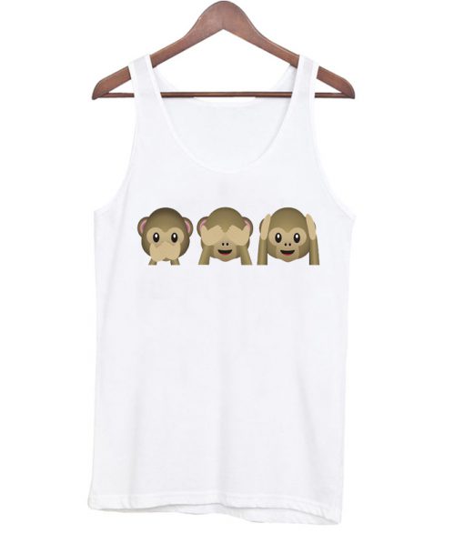 Monkey Emoji Tank top