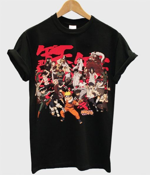 Naruto Anime Characters T-Shirt