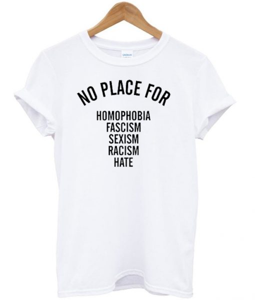 No place for t-shirt