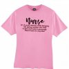 Nurse Definition T-shirt