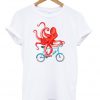 Octopus and Bicycle T-shirt