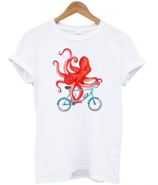 Octopus and Bicycle T-shirt