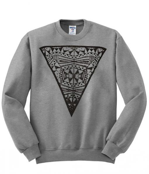 Pattern Triangle Sweatshirt