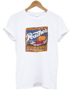 Peaches Records and tapes T shirt