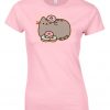 Pusheen Cat With Donuts T-Shirt