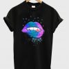 Rainbow Lips Sequins t-shirt