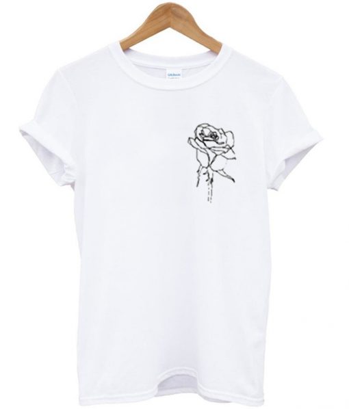 Rose sketch T-shirt