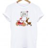 Santa And Moose T-shirt